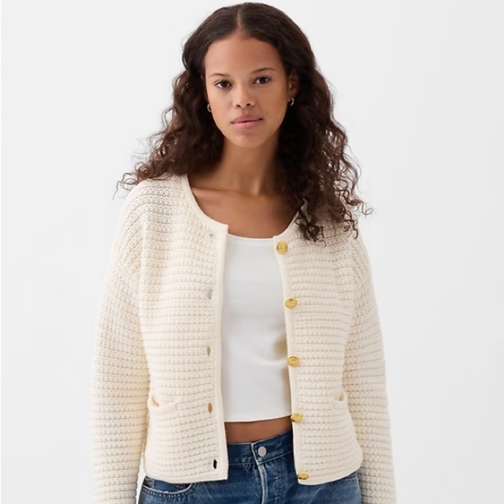 Textured Sweater Jacket